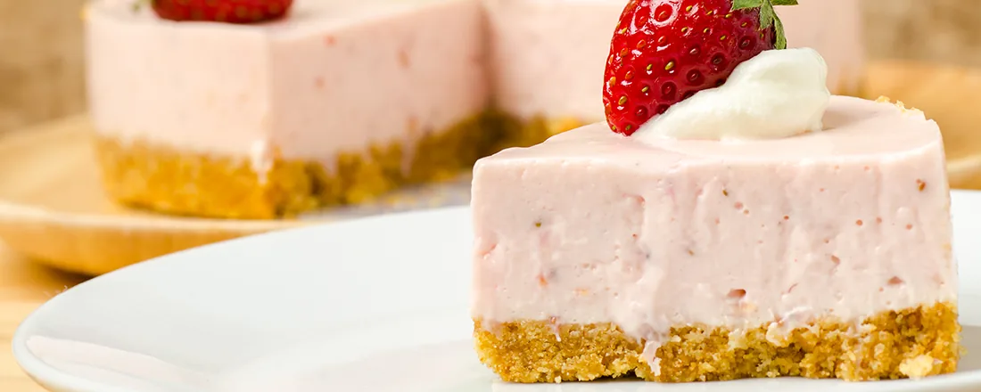 Guilt-Free Strawberry Cheesecake Pies