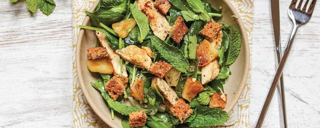 Grilled Chicken & Bright Pineapple Salad