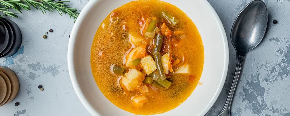 Healthy Chicken Soup with Turnips