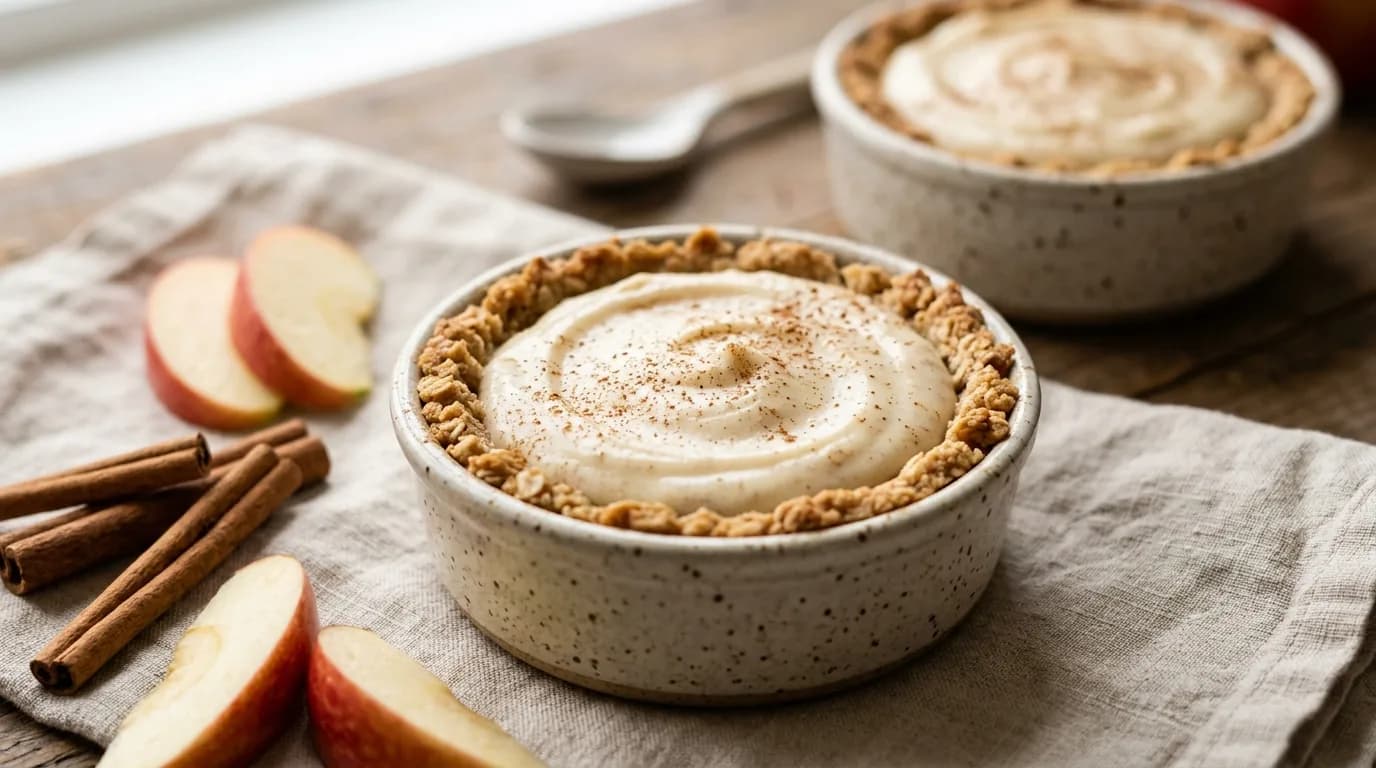 Apple Cinnamon Cream Pie