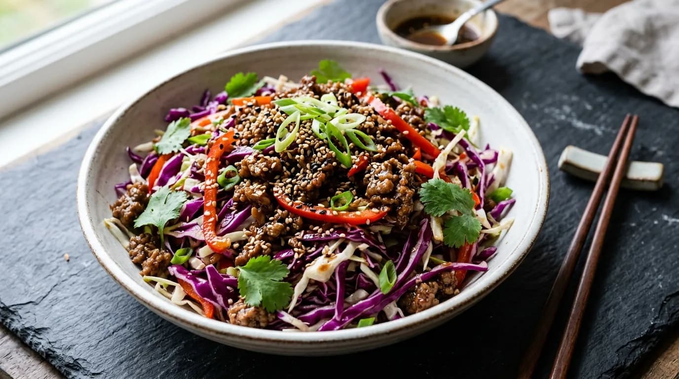 Asian Beef Slaw