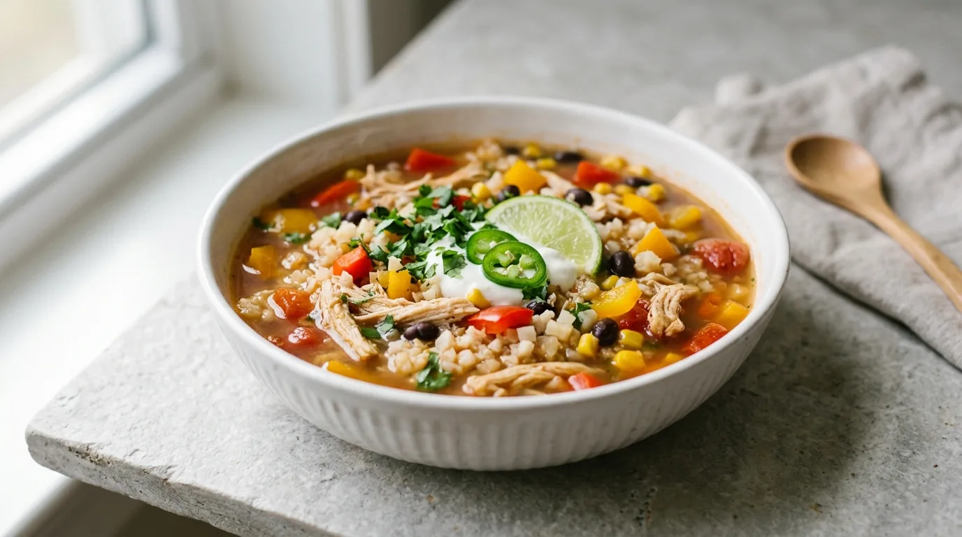 Chicken Salsa Soup