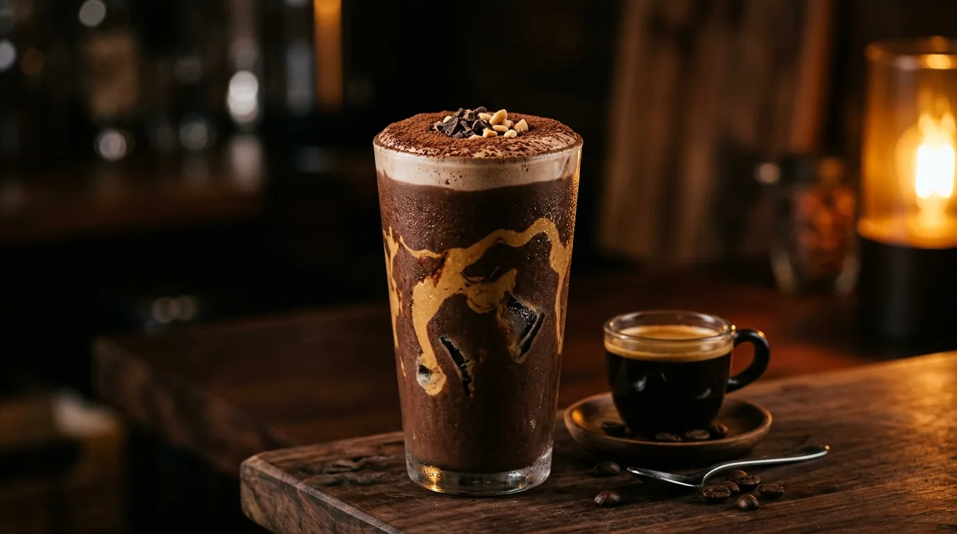 Chocolate Peanut Butter Coffee Smoothie
