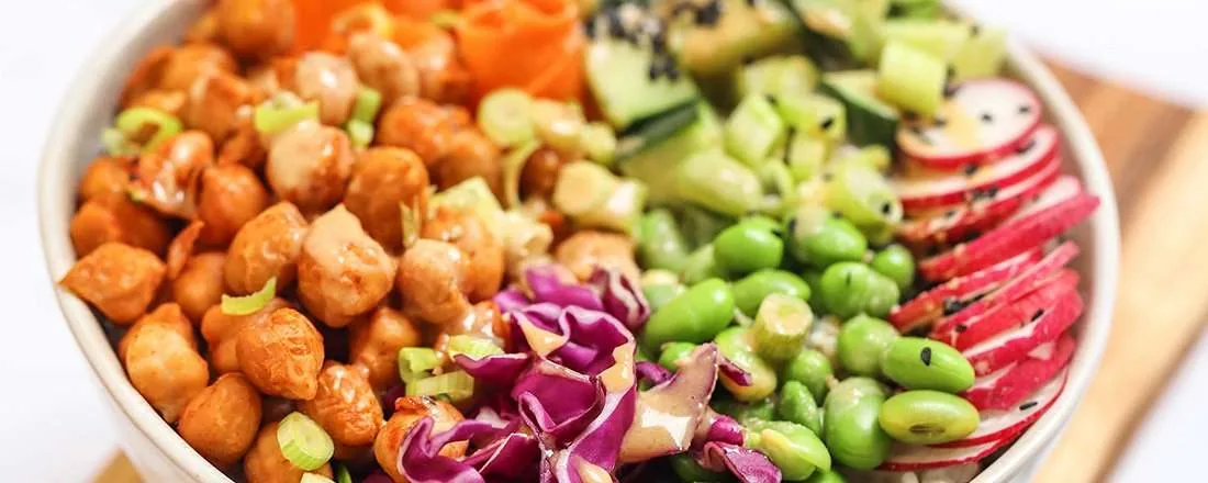 Crispy Chickpea Poke Bowl