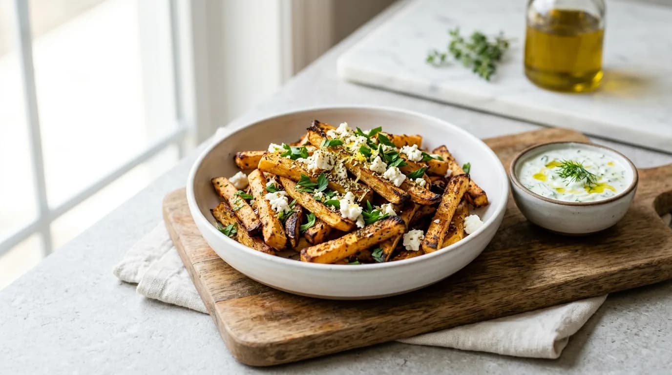 Greek Rutabaga Fries