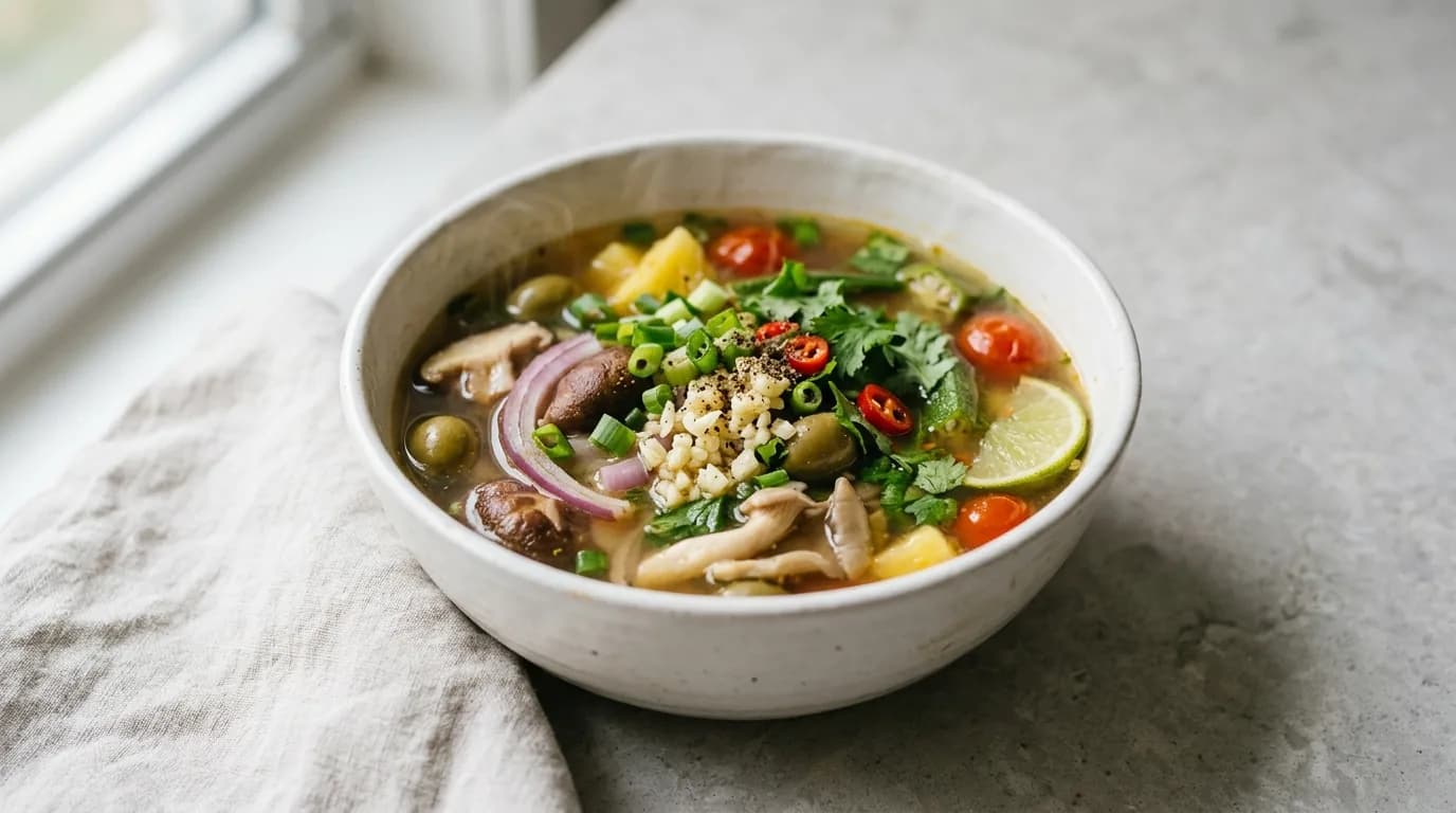 Hot and Sour Vietnamese Soup