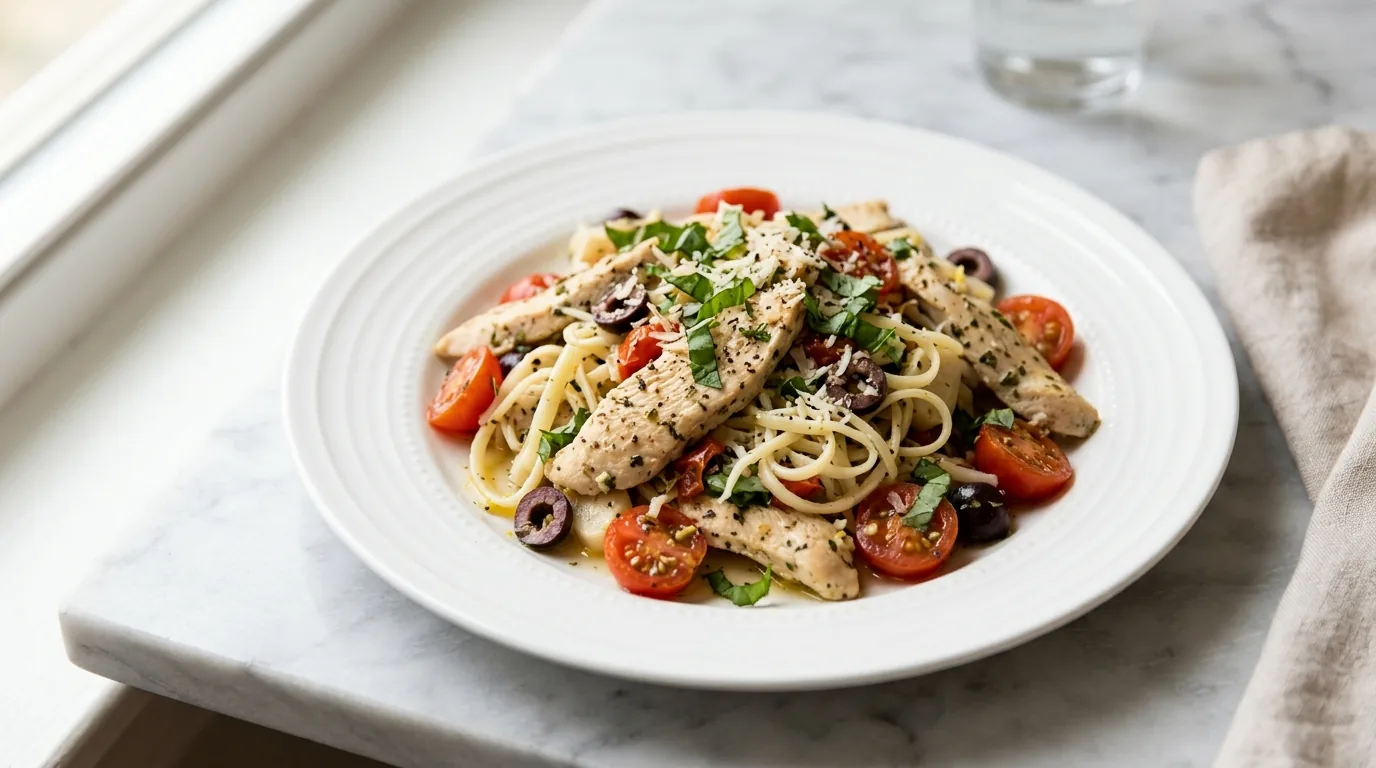Italian Chicken with Palm Noodles