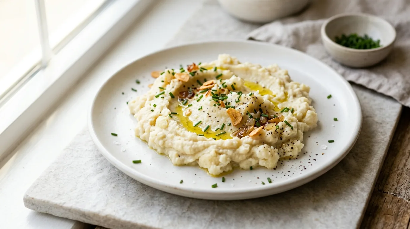 Mashed Cauliflower Fauxtatoes