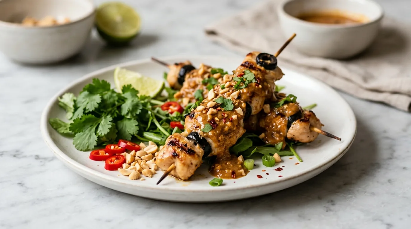 Peanut Satay Chicken
