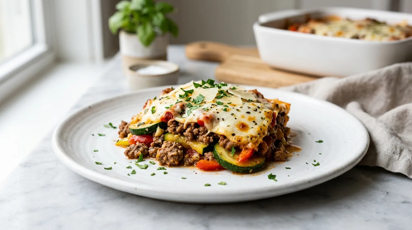 Pizza Burger Casserole