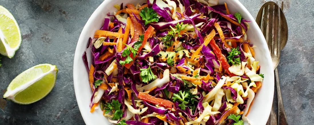 Colorful Purple Coleslaw