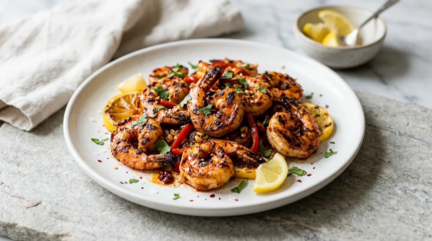 Spicy Chipotle Grilled Shrimp