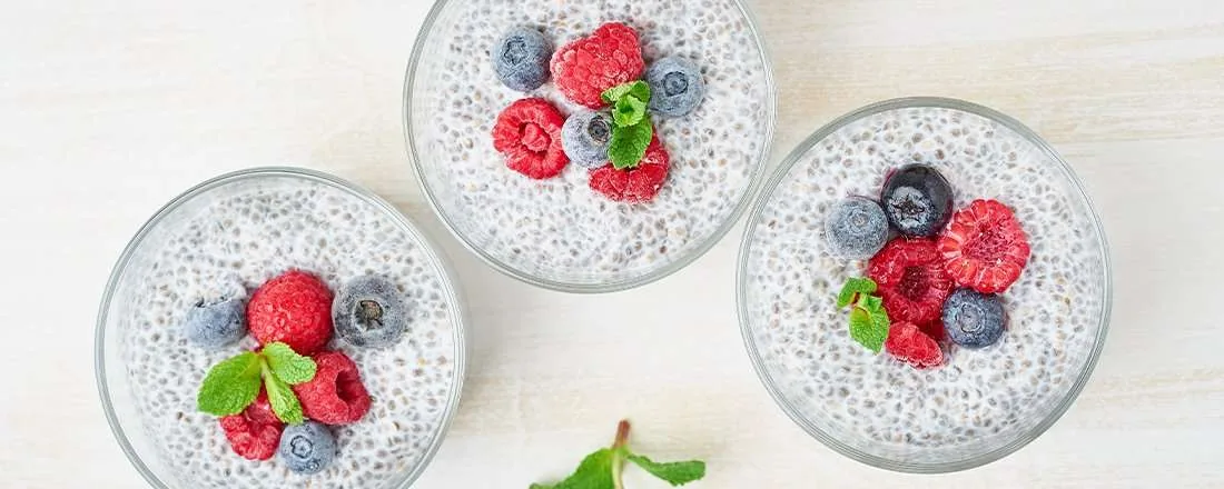 Vanilla Almond Low Carb Chia Pudding | Recipes | ShiftSetGo