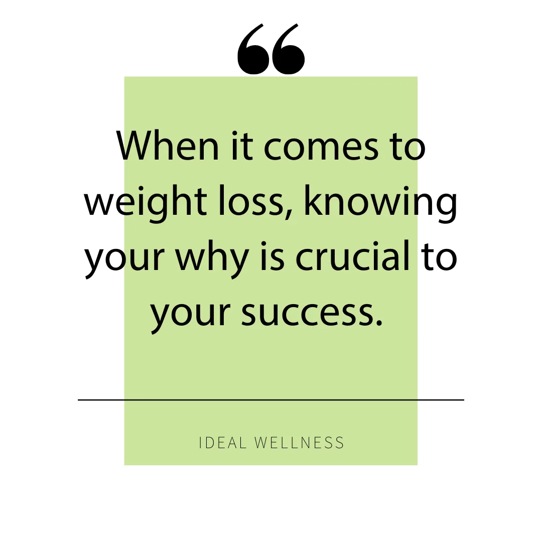 When it comes to weight loss and success
